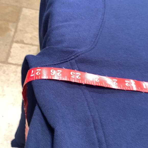 Sport-Tek size 2XL navy blue fleece zipper jacket with inside & Outside pockets. - Picture 8 of 15